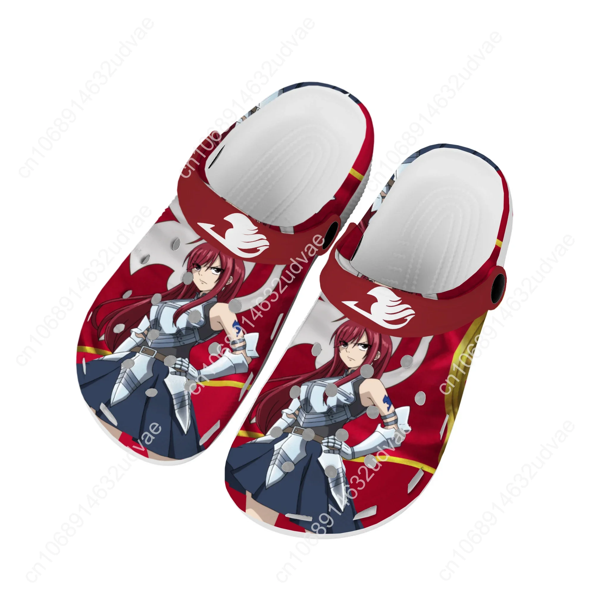 

Fairy Tail Erza Scarlet 3D Print Home Clogs Custom Water Shoes Mens Womens Teenager Shoe Garden Clog Beach Hole Slippers