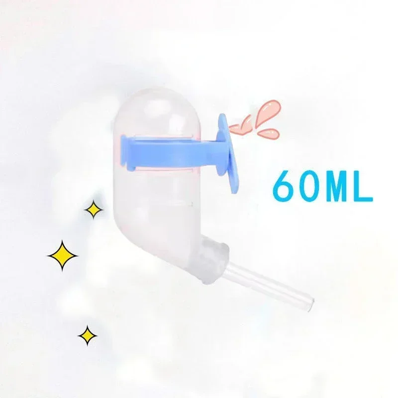 Hamster Drinker Plastic Water Bottle Feeder Automatic Feeding Device Guinea Pig Squirrel Pet Drinking Bottle Hamster Accessories