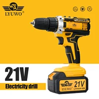 LYUWO Rechargeable Electric Hand Drill, Pistol Drill, Electric Screwdriver, Household Impact Hand Drill Tool,Use MT Battery 1