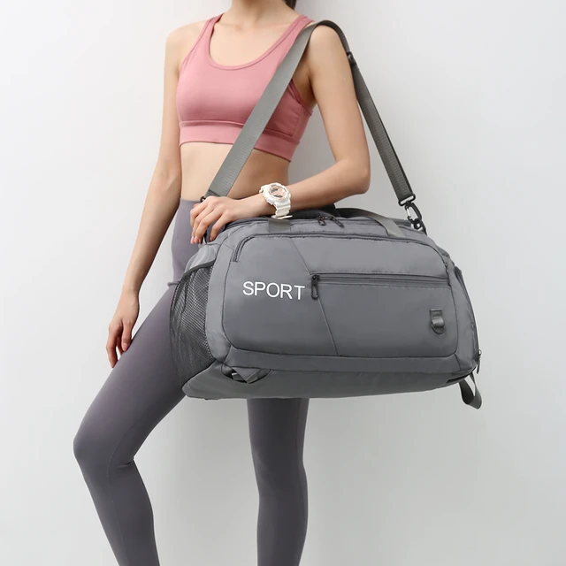 Mochila Gym Mujer, Maletas de Viaje Impermeable Gran Espacio, Maleta  Deportiva con Compartimento para Zapatos,3 en 1 Bolsa de Deporte de Hombro  y Mano Hombre y …