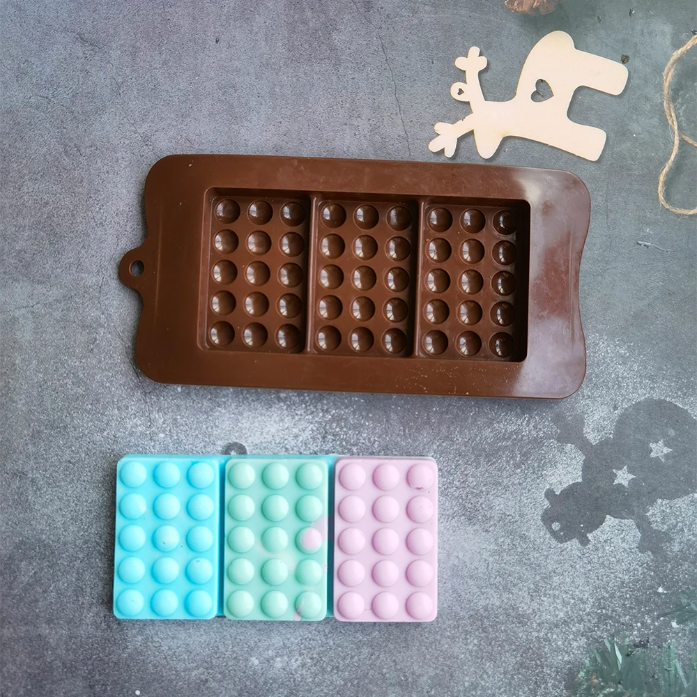 

New Dot Chocolate Silicone Mold DIY Candy Pudding Dessert Mold Cake Decoration Plugin Kitchen Baking Appliance