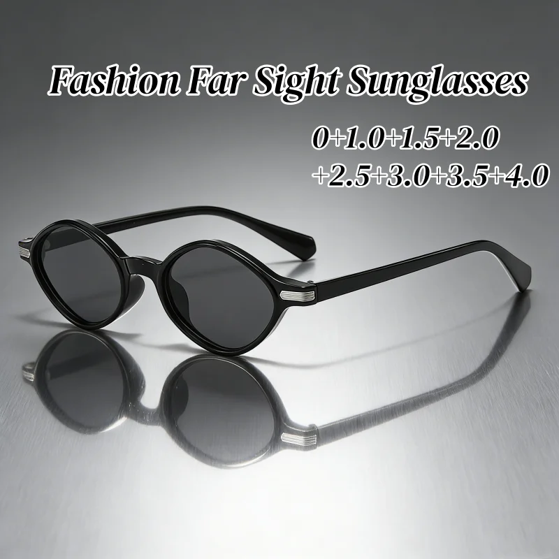 Stylish Retro Oval Reading Glasses with Anti-UV and Elegant Design