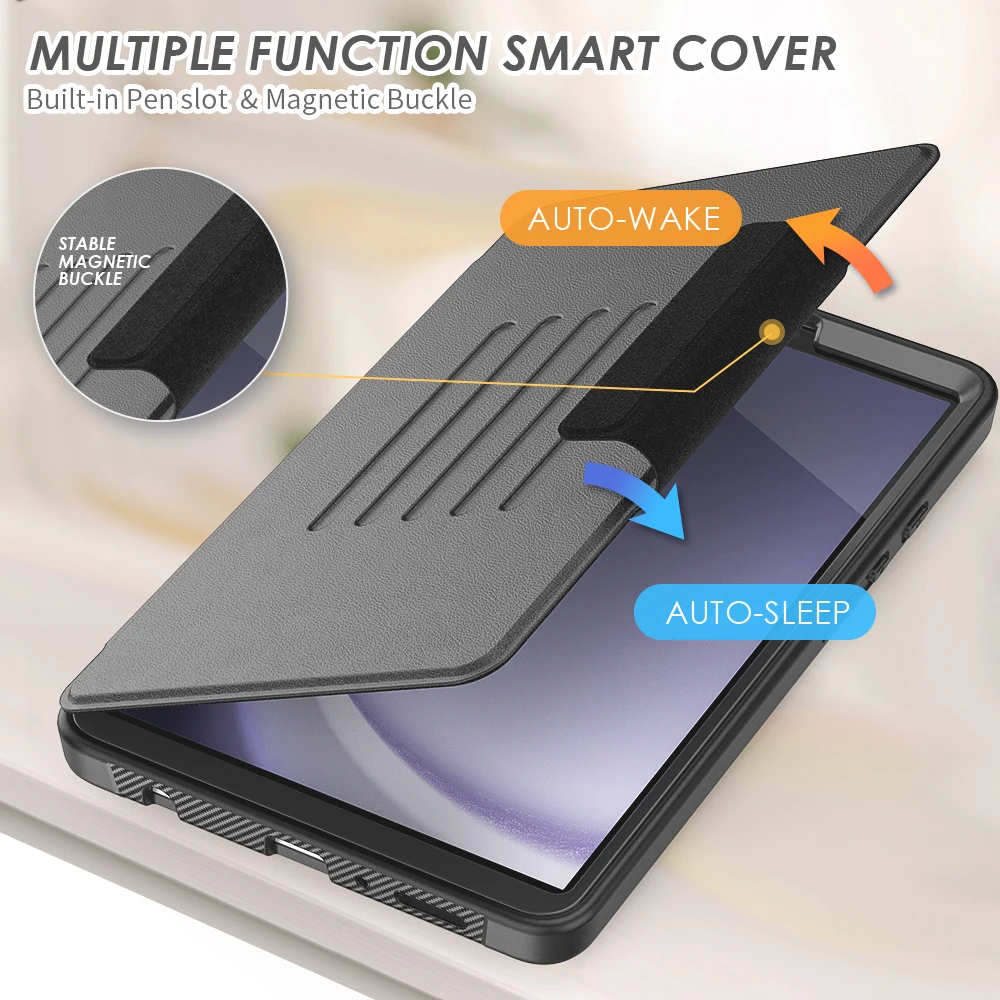 Enhanced Shockproof Smart Stand Tablet Cover