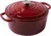Cast Iron Dutch   5.7qt Dutch Oven Pot with Lid Dutch  for Bread Baking  Compatible on All Cooktops &  Safe to 5 1