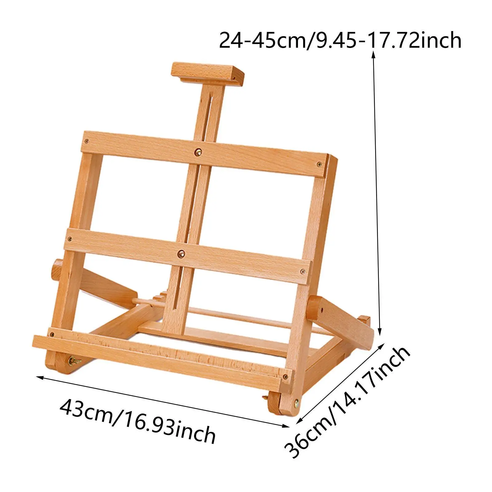 Tabletop Easel Stand Portable Folding Space Saving Drawing Board Painting Easel for Painters Adults Children Beginners Sketching