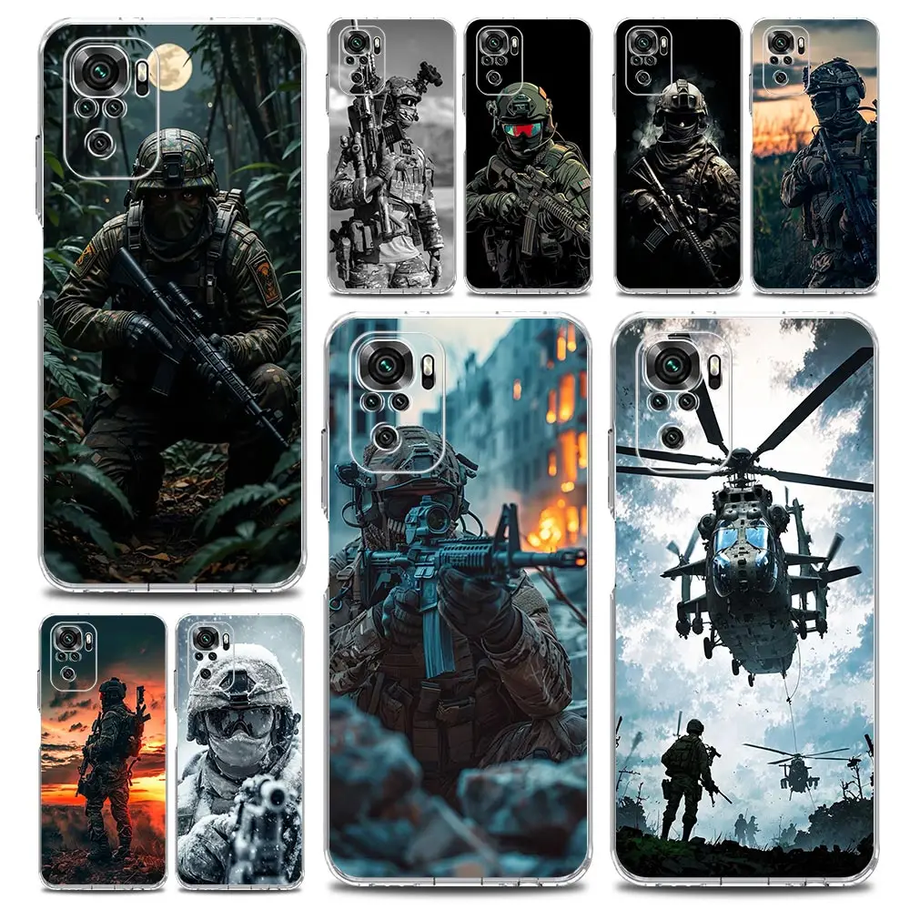 Military-Grade TPU Phone Case with Special Forces Design