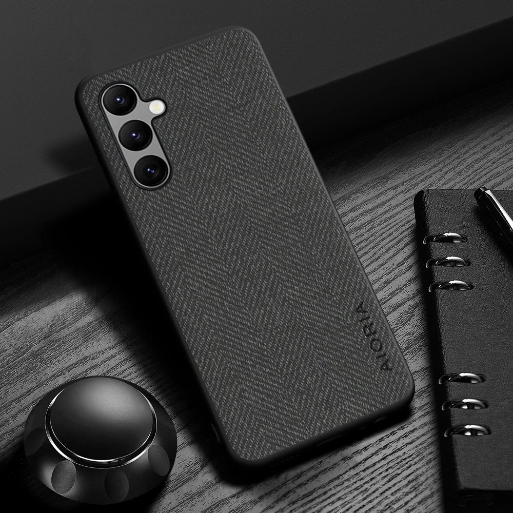 Elegant Leather Wood Grain Phone Case - Simple, Lightweight, and Durable Cover