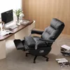 tainable Leather Electric Ergonomic Reclining Home Office Desk Chairs with Massage, Big and Tall Comfy Computer Chair 1