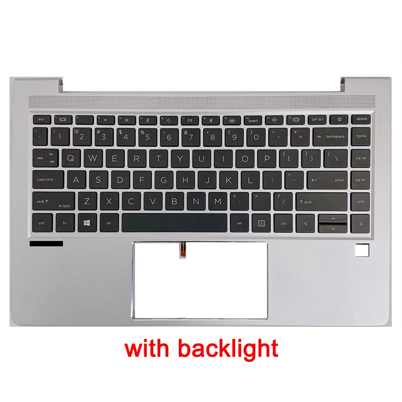 para hp Probook 440 g8 Zhan 66 Pro 14 g4 Tela de Volta Capa Superior Quadro Palma Resto Inferior Escudo Moldura Superior Inferior Case Teclado - Imagem 5
