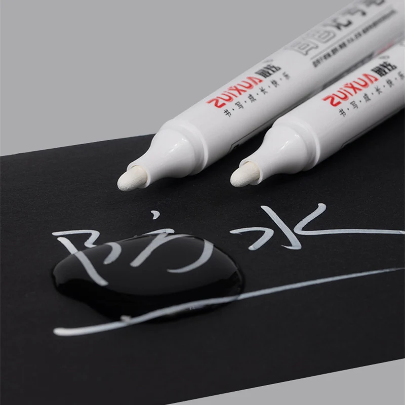 Permanent Marker Pens 1/3/5 Pcs 1.0mm 2.0mm Fast Drying Oily Waterproof Paint Tire Markers Graffiti Pens