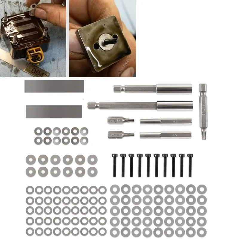 

Car Injector Tune Up Shim Kit (134 Pcs/Set) for 1994-2003 Ford 7.3L Powerstroke, International T444E / DT466e / 1530E