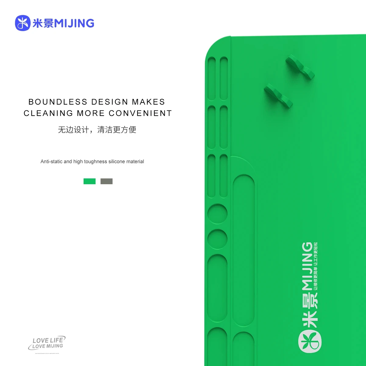 Phone Repair Kit Mijing FM-11 FM-12 Multifunctional High Temperature Resistant Silicone Mat For Mobile Phone Repair and Storage Work Mat Tool