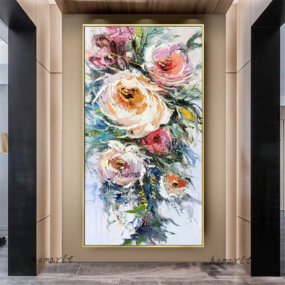 

Southeast Asia Plant Flower Wall Art Modern Home Esthetics Abstract Canvas Oil Painting Scandinavian Indoor Room Decor Picture