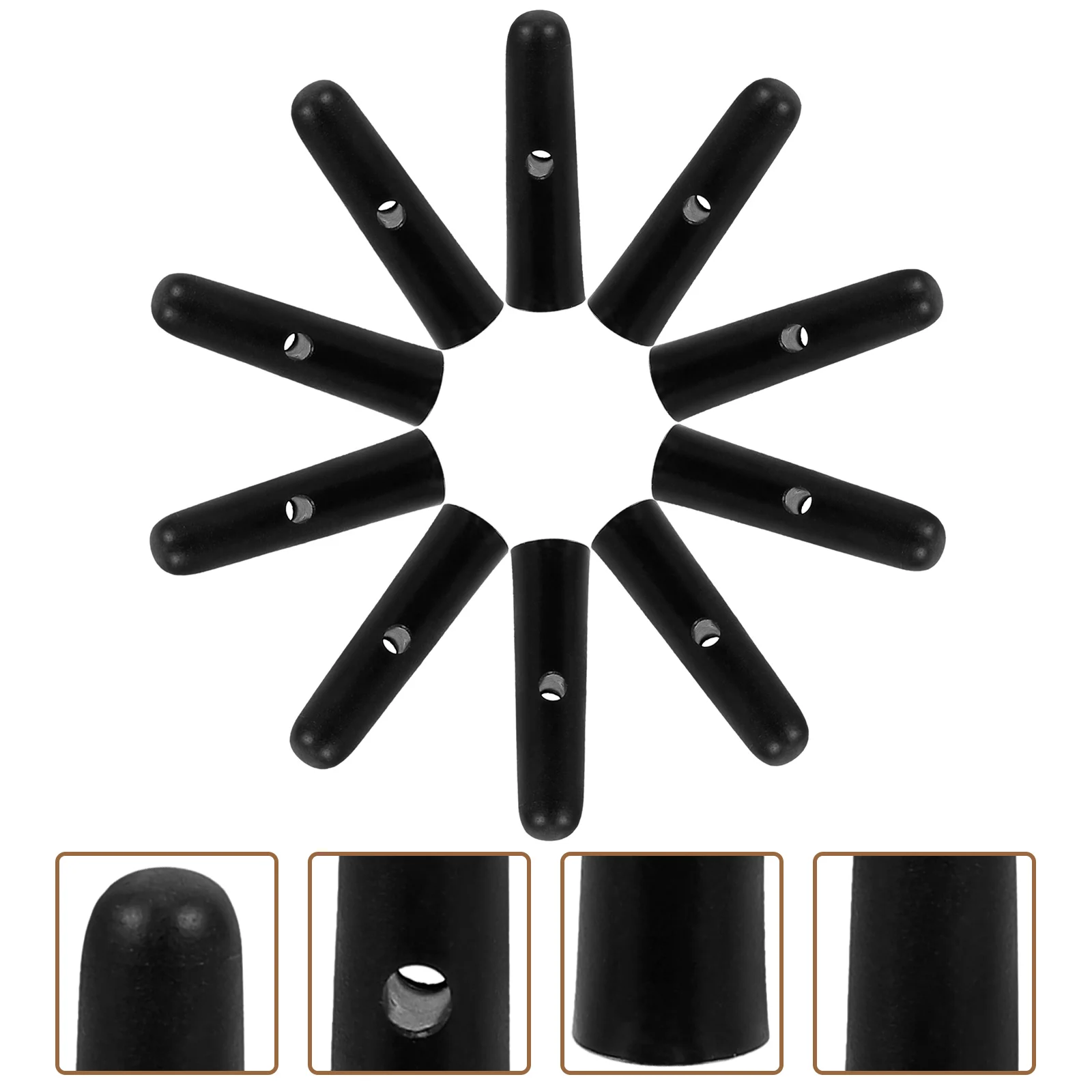 10 Pezzi Ombrello Da Pioggia Perline Di Coda In Metallo Riparazione Perline Di Coda Ombrello Perline Di Coda Parte Ombrello Perline Di Coda