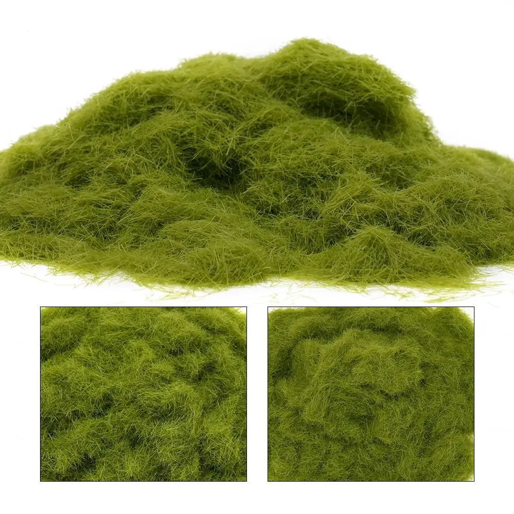 Nylon Artificial Grass Model Railway Lawn Grass Powder Green Scenery 30g 3mm Nylon Grass Powder Modeling Hobby Craft Accessory