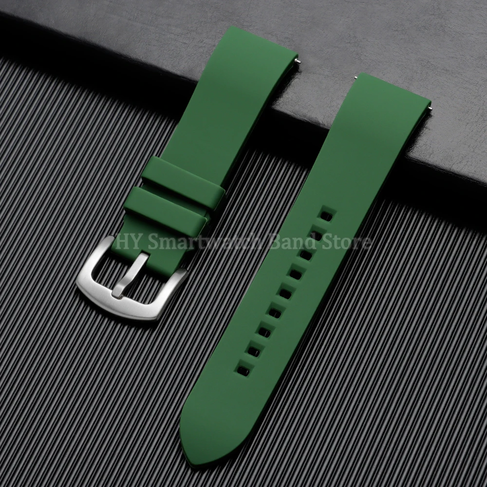 Silicone Waterproof Quick Release Watch Strap - Multiple Sizes Available