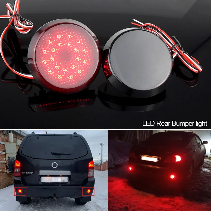 2 Pcs Led Rear Bumper Reflector Verlichting Voor Toyota Corolla 2008
