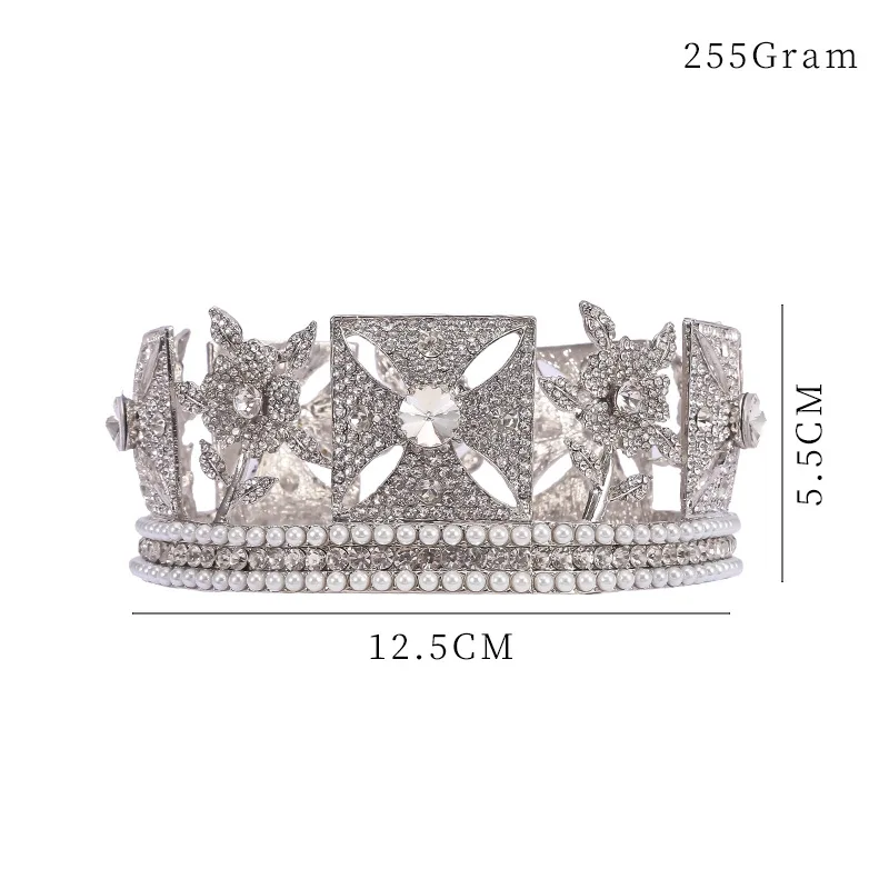 The Queen of England Bridal Crowns Bride Jewelry Tiaras Wedding Party Hair Accessor