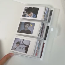 Transparent Photo Album Mini Polaroid Album Photo Card Train Ticket Card Collection Book Jewelry Card Album Photocards Holder