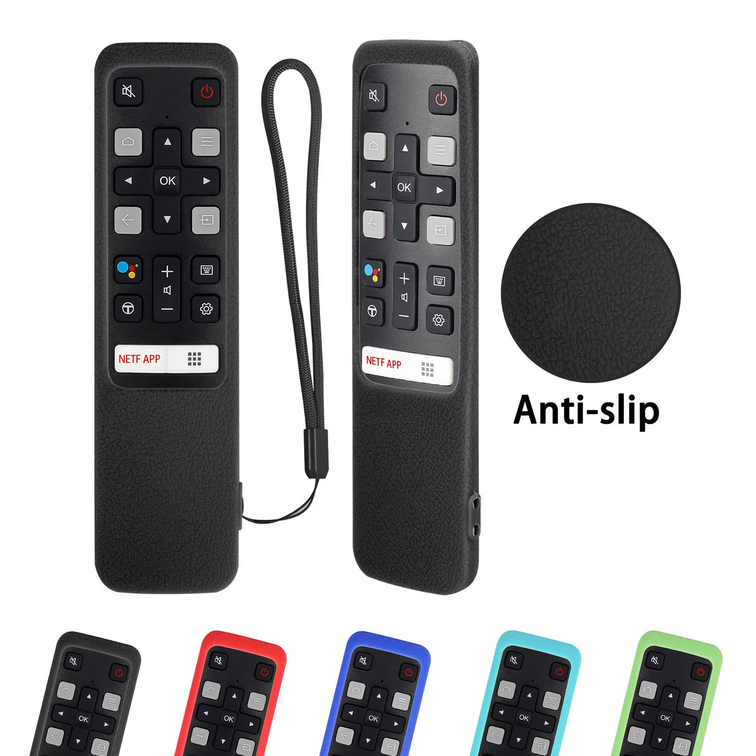 Voice Remote Control Protective Case for TCL Android 4K Smart TVs