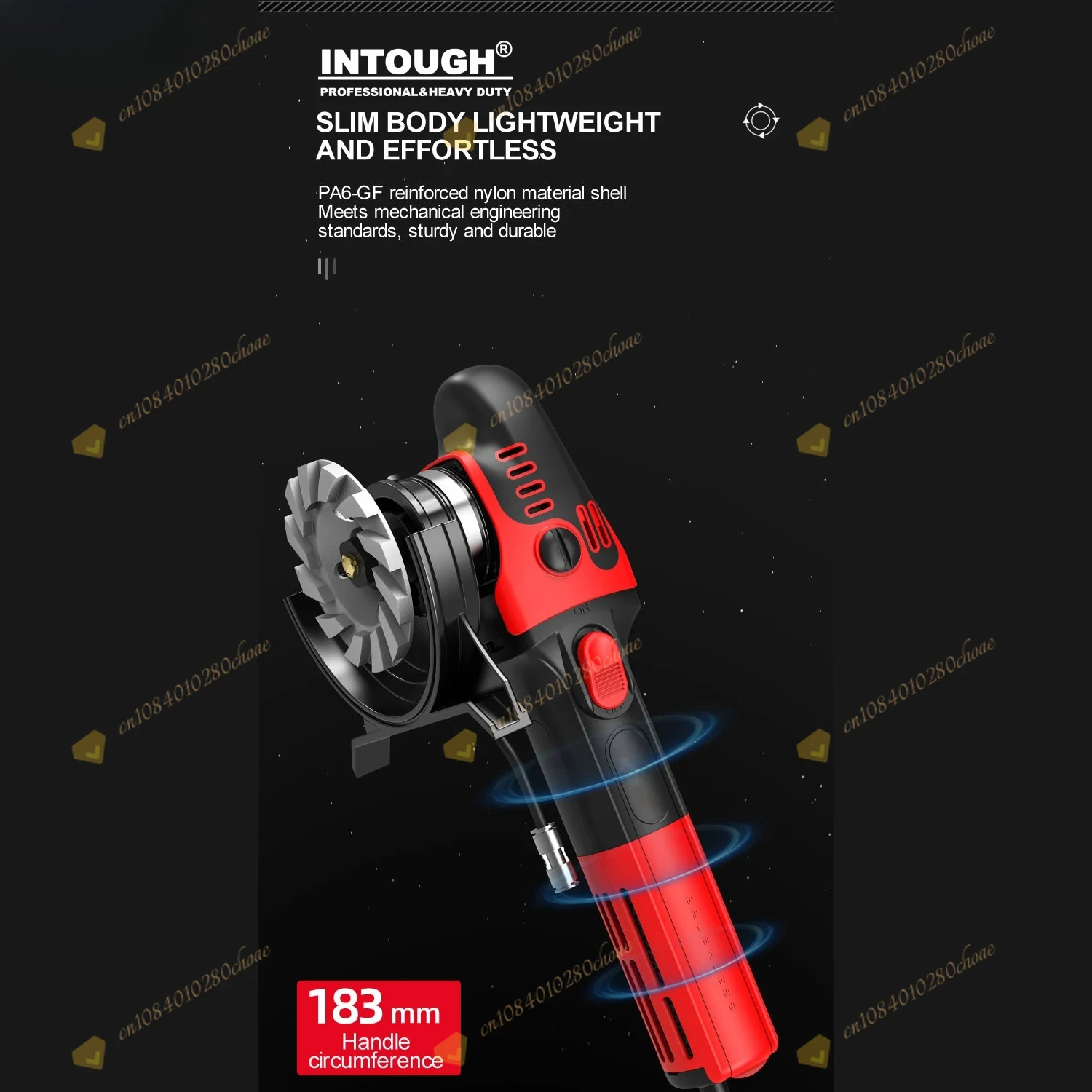 1480W brushless motor granite marble wet polishing water polishing machine