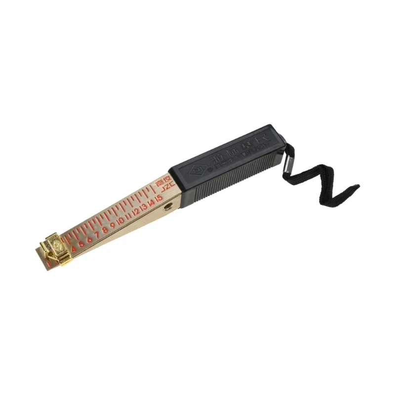 

Wedge-Shaped Vernier Feeler Gauge 0.2/0.5mm-Precision 1-15mm House Engineering Inspection Flatness Measure Tool Portable