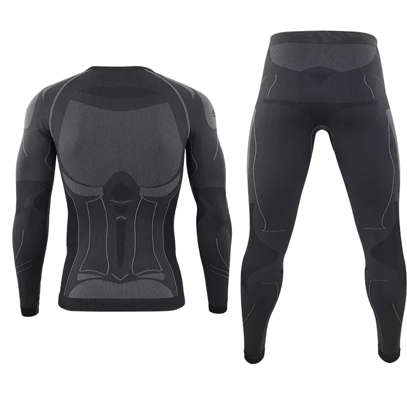 Seamless Tight Tactical Thermal Underwear Men Outdoor Sports Function Breathable Training Cycling Thermo Underwear Long Johns 2