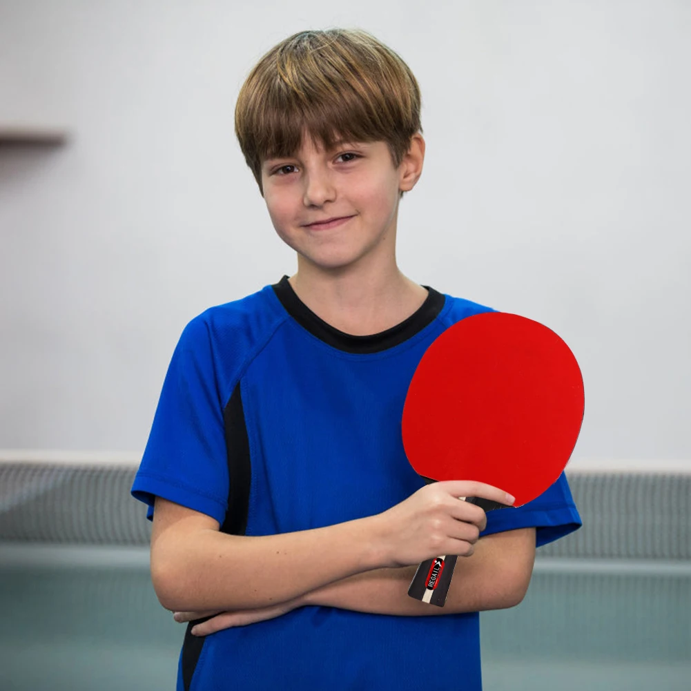 1Set Table Tennis Racket 2 Rackets & 3 Balls Table Tennis Paddles Professional Ping Pong Paddle with Bag