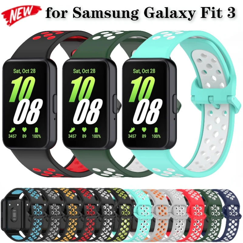 Cinturino In Silicone Per Samsung Galaxy Fit 3 Band Smartwatch Braccialetto Sportivo Cinturino Samsung Galaxy Fit 3 Cintura Correa Sostituzione