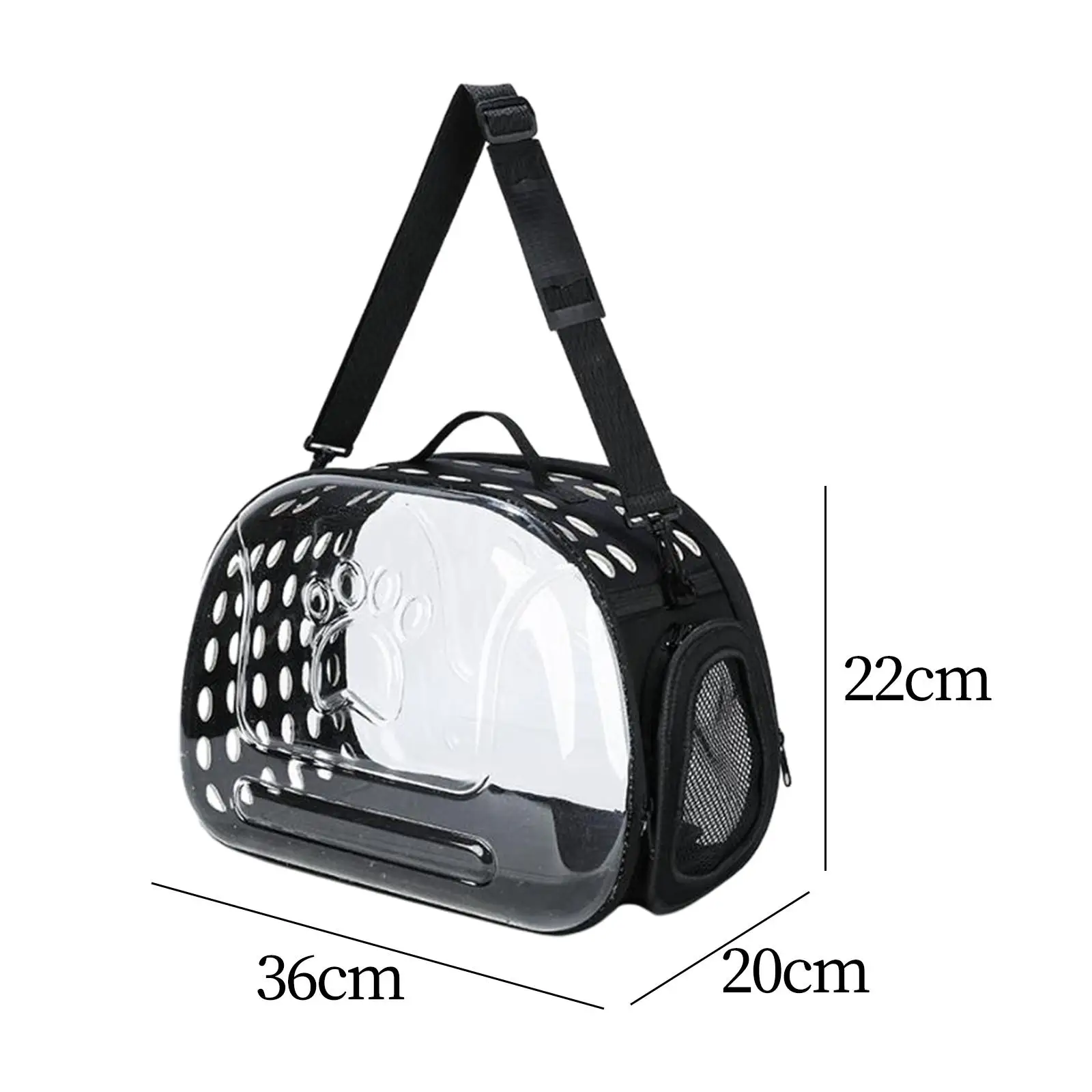 Portable Cat Carried Bag Transparent Cat Carrier for Puppy Travel Hiking