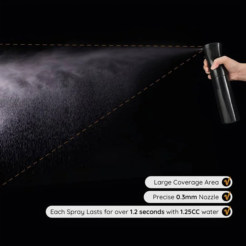 Hair And Beauty High Pressure Continuous Spray Bottle 200ml