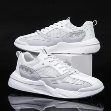 

Breathable Mesh Casual Men's Shoes Cold Adhesive Non-slip Wear-resistant Man Sports Running Shoes Comfortable Soft Male Sneakers