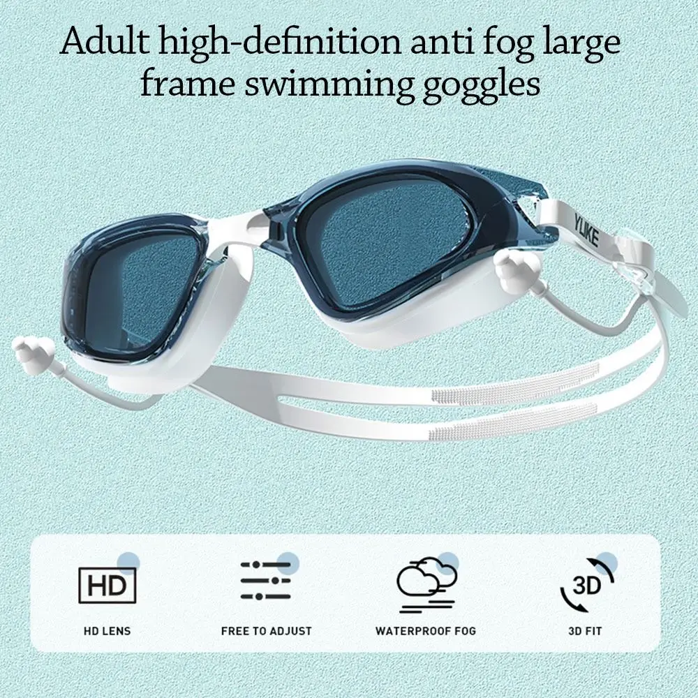 

Anti-Fog Swimming Goggles Water Sports Silicone Professional Swimming Accessories Waterproof Portable Swim Eyewear Men Women