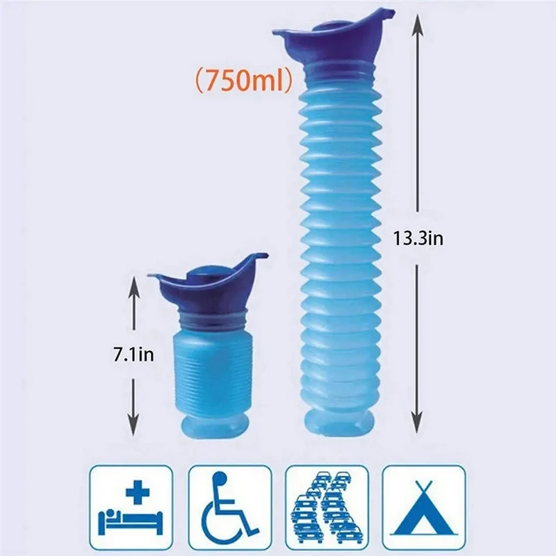 Portable Urine Toilet Aid Car Travel Outdoor Adult Urinals For Man Woman Children Potty Funnel Peeing Camping Toilet 4
