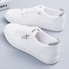 Women Sneakers Women's Vulcanize Shoes Spring  Autumn Breathable Flats Solid Color Mesh Shoes Young Woman Casual White Shoes 3