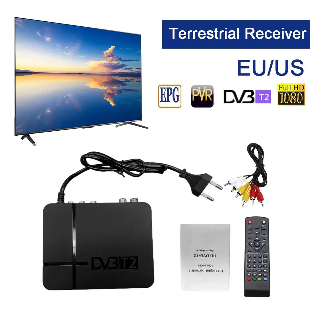 

Наземный приемник 1080P HD Digital PVR K2 DVB-T2 управление HDMI Поддержка H.264 тюнер для трансляции телевизора с дистанционным управлением/4 B R5O3