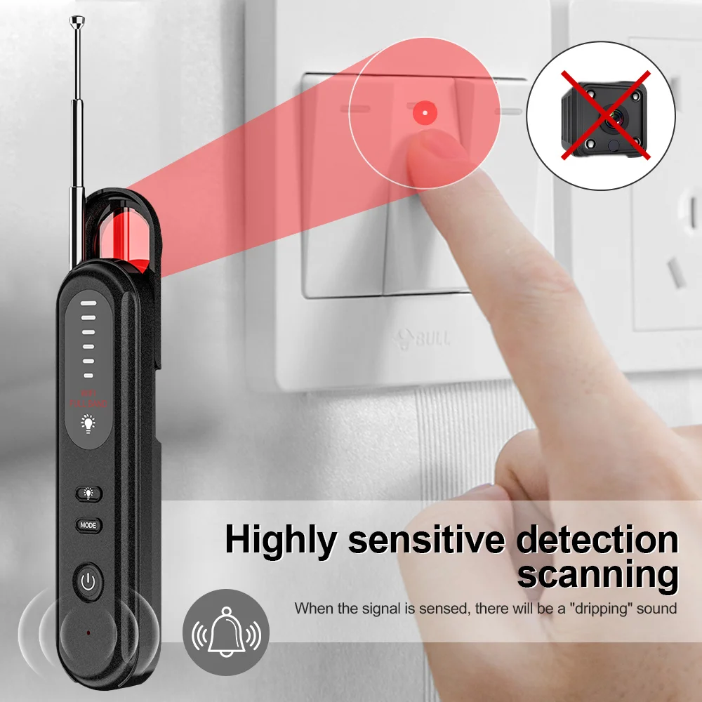 T01 Camera Detectors Portable Pen Shape Anti Camera High Sensitivity Anti-recording Signal Detection RF Hotel Detector