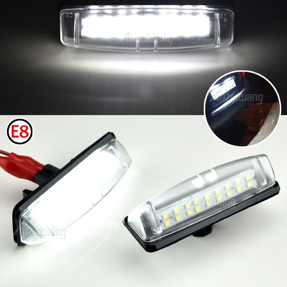 

2Pcs CanBus LED License Plate Lights for Toyota Camry/Aurion Avensis Verso Echo Prius LEXUS Is200 / Is300 1999~2005 Number Lamp
