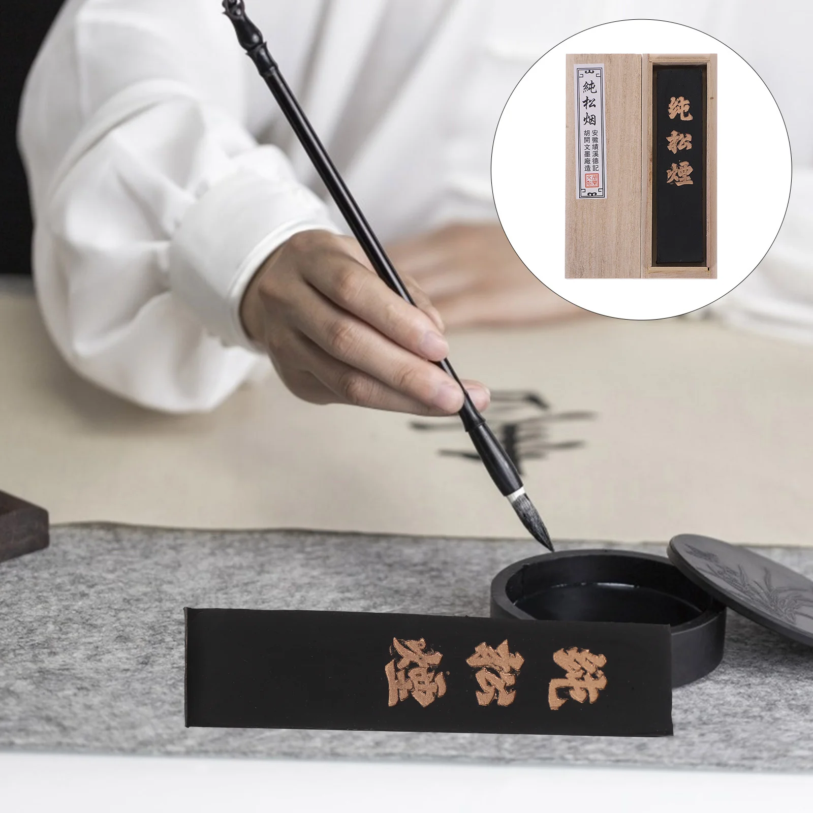 

Ink Stick Grinding Tool Calligraphy Painting Traditional Writing Strip Accessory Product