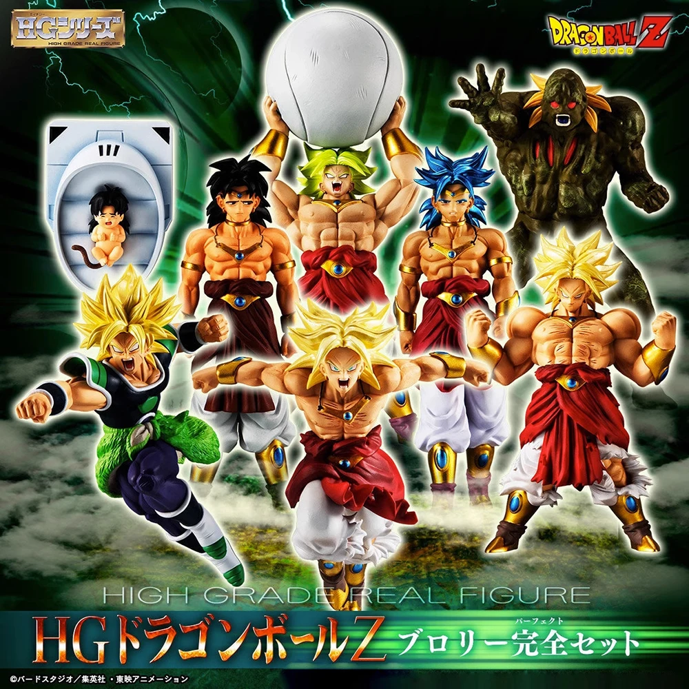 Originale Bandai Hg Series Dragon Ball Z Broly Kanzen Set Super Saiyan Broli Broly Legendary Ssj Modello Anime Giocattoli Da Collezione