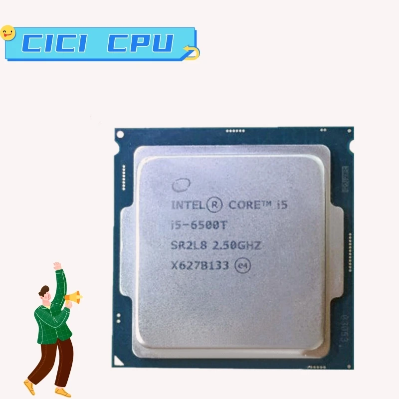 Processore Core I5 6500T 2.5Ghz 4-Core 4 Thread L3 = 6M 35W Lga 1151 Cpu