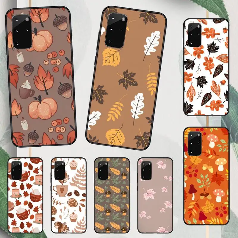 Happy Autumn Fall Pumpkin Coffee Phone Case Per Samsung Galaxy A S Note 23 53 22 20 52 21 13 51 71 32 12 10 Fe Ultra Plus