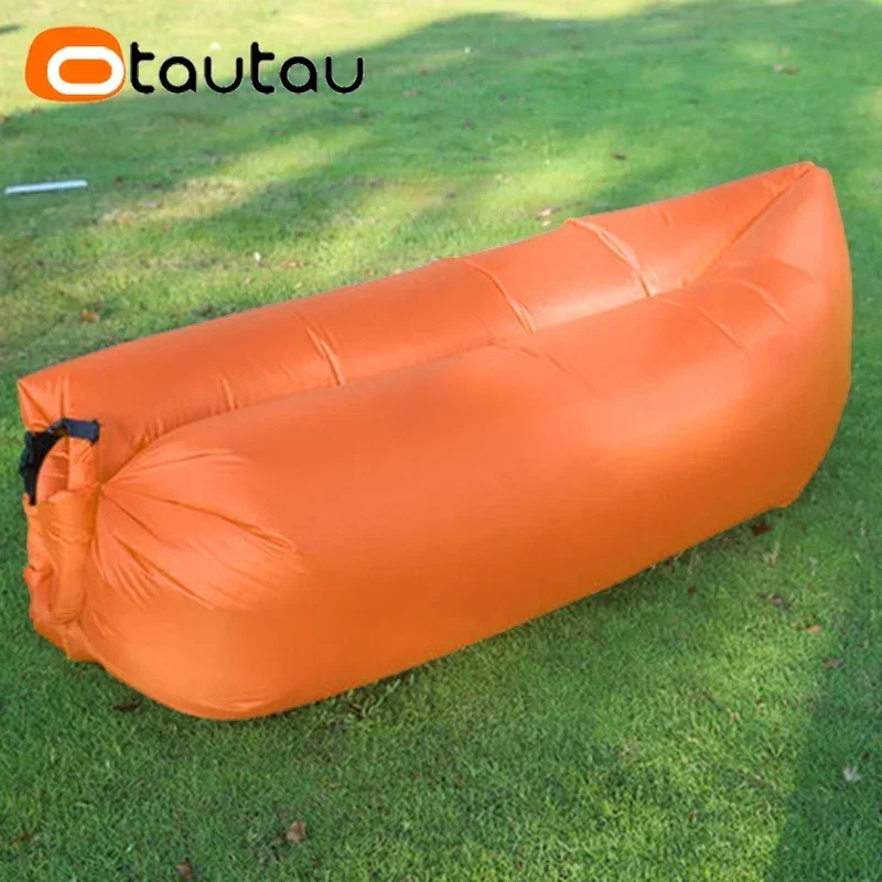 OTAUTAU Ultra Light Pillow Style Lazy Sofa Inflatable Sofa Portable Foldable Sleeping Bag Bed SF284 inflatable sofa