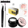 MEET ACROSS 2/4pcs Milk white Extension Nail Gel Set Baby Boomer Quick Building Nail Gel Polish Soak Off UV Nail Art Tools Kits 1