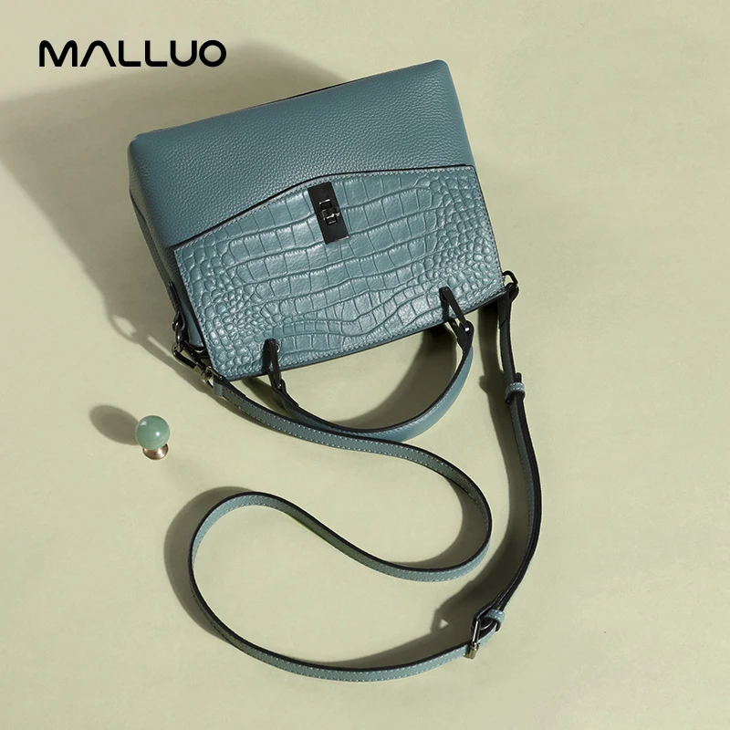 Cowhide Genuine Leather Women's Handbag Vintage Tote Bag Luxury Brand Female Crossbody Fashion Shoulder Satchel Bags For Ladies