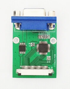 

VGA module, RGB digital to analog output, adv7123, a83t, A64 development board