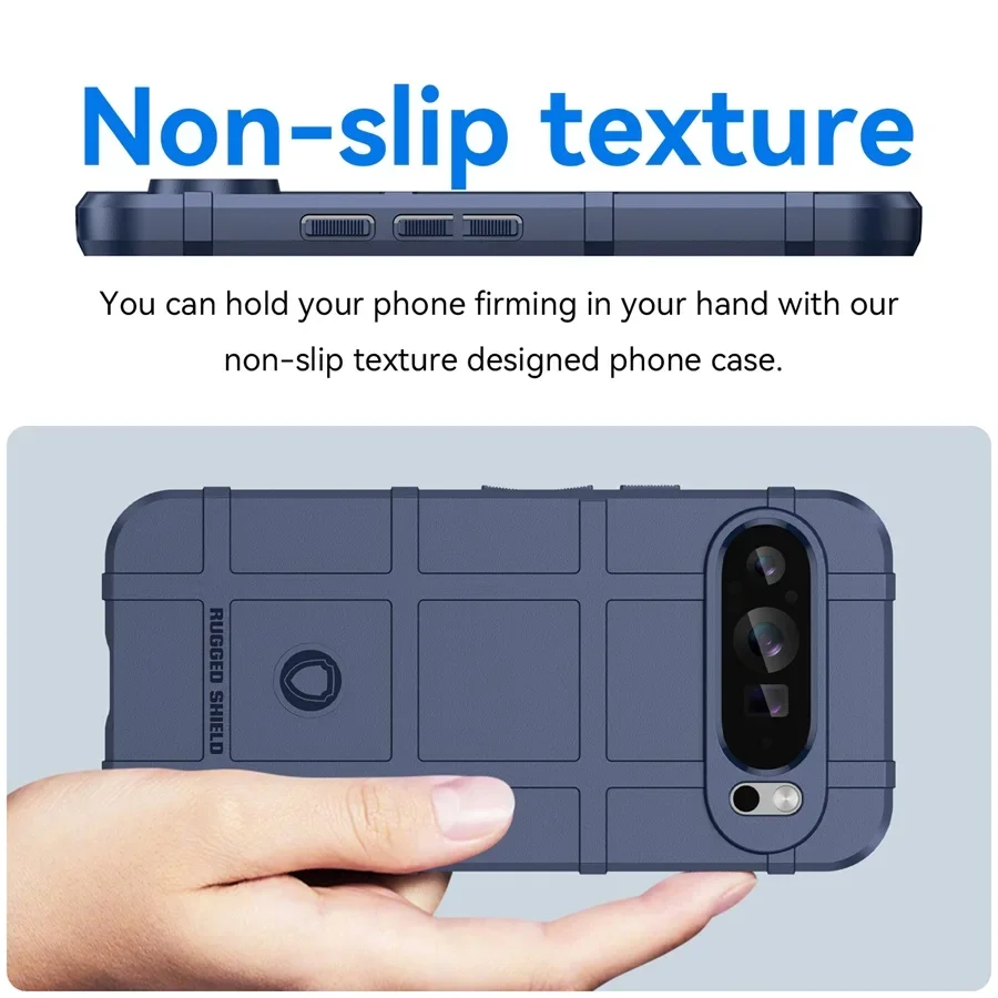 Google Pixel 9 Pro XL 8 7 8A Rubbe Kılıf Anti-Şok Sağlam Hibrit TPU Darbeye Dayanıklı Kapak için Otter Armor Kılıf Kutusu_voghion.com
