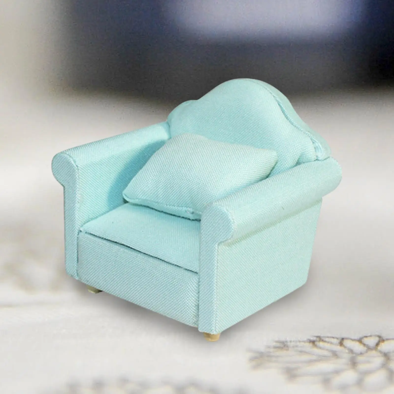 

Dollhouse Couch Furniture Scene Model 1/12 Scale Mini Furniture Doll House Furnitures Modern Dollhouse Furniture for Children