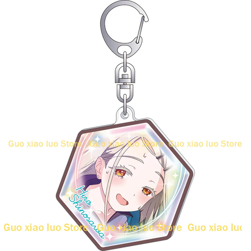 Guo Xiao Luo Anime Peripheral Store Gakuen Idolmaster China Kuramoto Sena Juo Hexagon Einseitiger Acryl-Schlüsselanhänger-Anhänger-Dekor – Detail 5