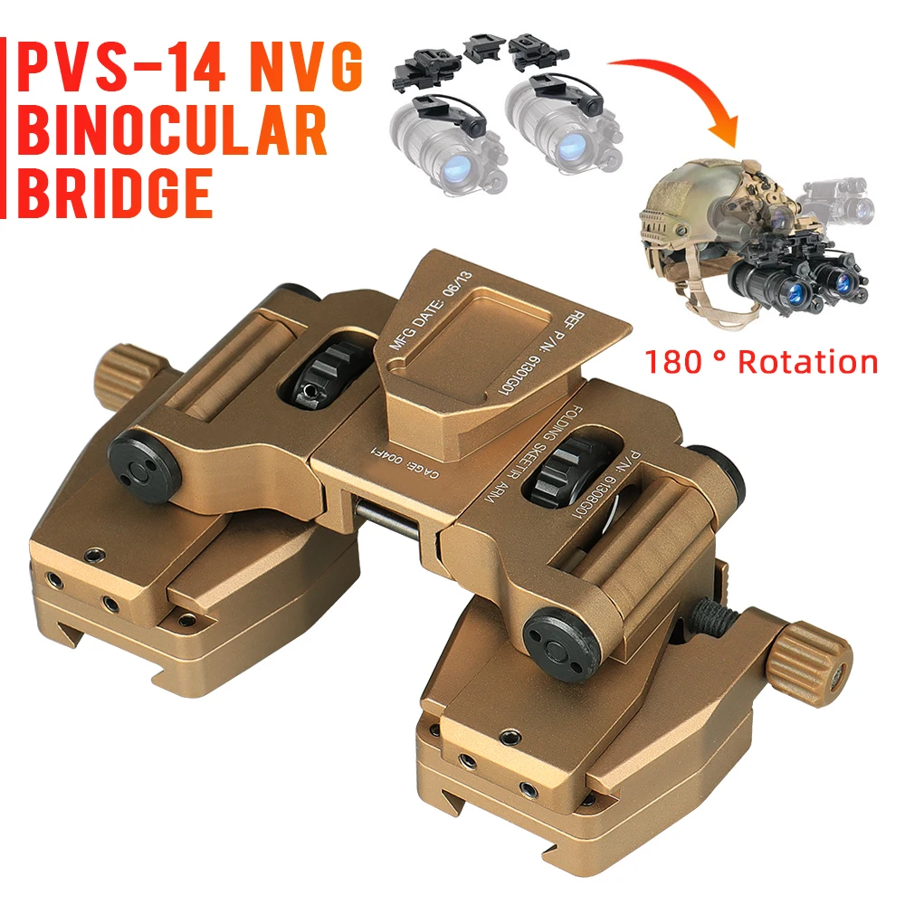 PVS-14双眼化マウント ミリブロNews:TNVC社 PVS-14暗視装置を双眼式にするヘッド